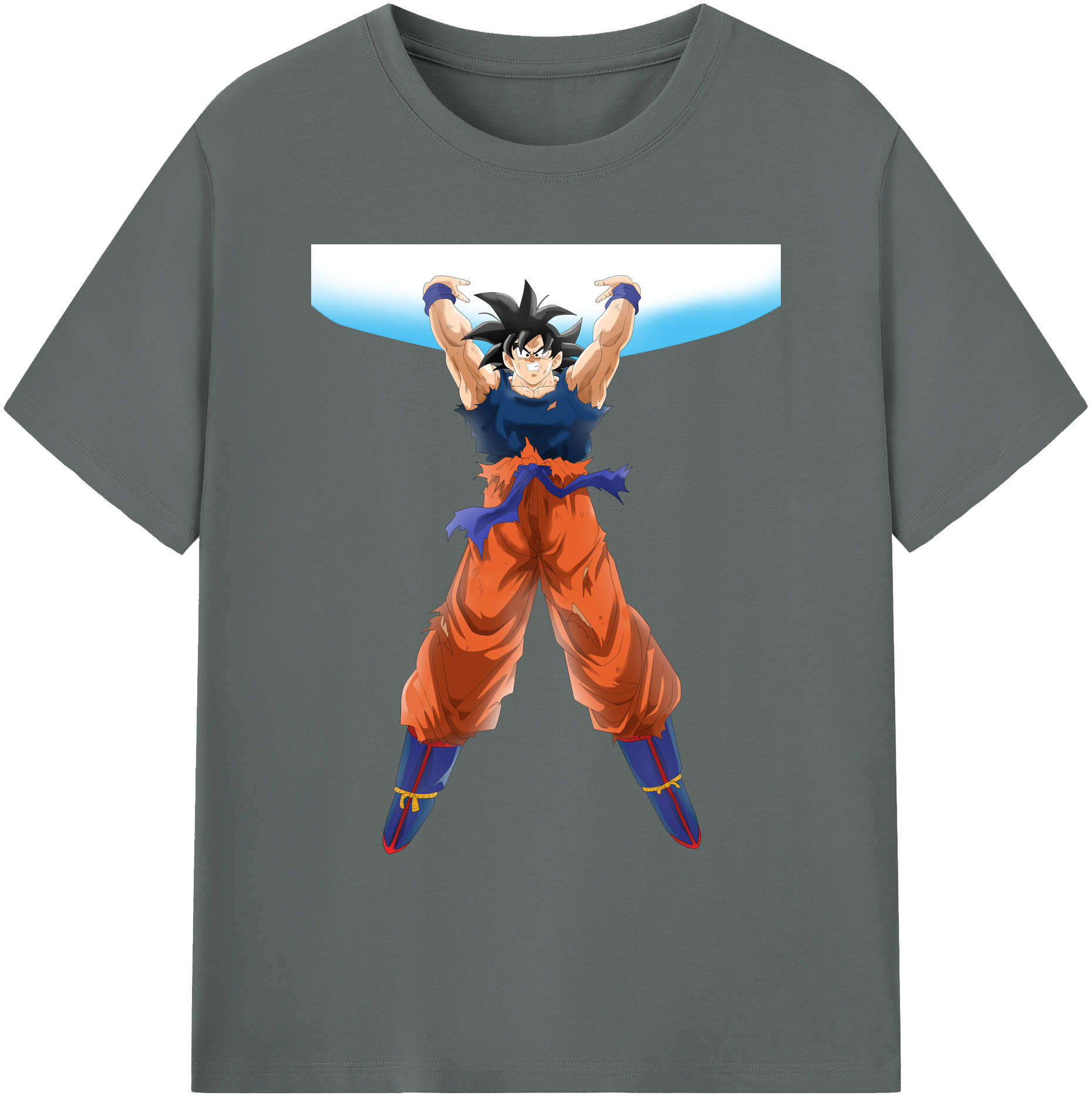 （画像用） ドラゴンボール 孫悟空（そん ごくう）Son Goku カカロット DRAGON BALL Kakarotto 綿100％ メンズ半袖Tシャツ｜肌触りやわらか＆通気性